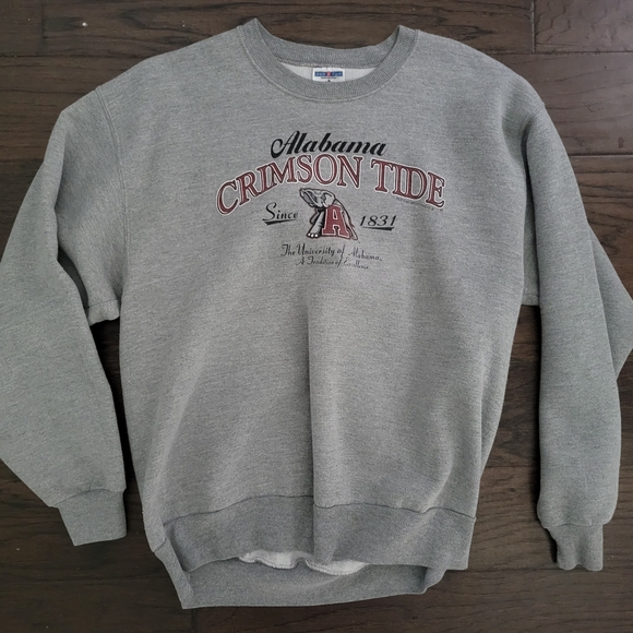 Vintage Jerzees Gray Alabama Crewneck Sweater